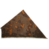 Waffen-SS camouflage fabric fragment, Platan-Tarn, autumn-side only