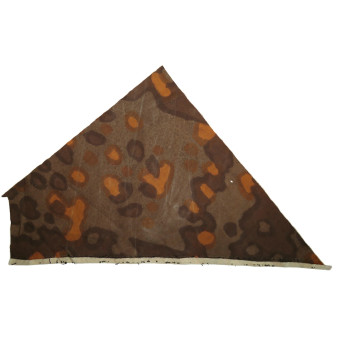 Waffen-SS camouflage fabric fragment, Platan-Tarn, autumn-side only. Espenlaub militaria