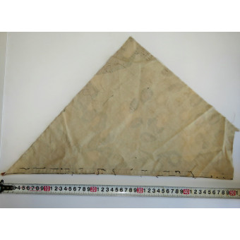 Waffen-SS camouflage fabric fragment, Platan-Tarn, autumn-side only. Espenlaub militaria