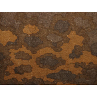 Waffen-SS camouflage fragment, Eichenlaubmuster, late-war issue. Espenlaub militaria