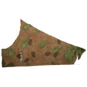 Фрагмент ткани Waffen-SS Eichenlaubmuster с петлями, край плащ-палатки