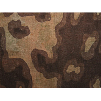 Фрагмент камуфлированной ткани Waffen-SS с рисунком Rauchtarnmuster. Espenlaub militaria