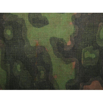 Фрагмент камуфлированной ткани Waffen-SS с рисунком Rauchtarnmuster. Espenlaub militaria