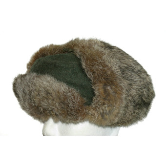 Зимняя меховая шапка Вермахт / Ваффен СС. Espenlaub militaria