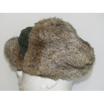 Зимняя меховая шапка Вермахт / Ваффен СС. Espenlaub militaria
