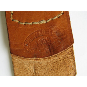 Fibbia del Reichsarbeitsdienst in alluminio J.M.O.39 di Julius Maurer. Espenlaub militaria
