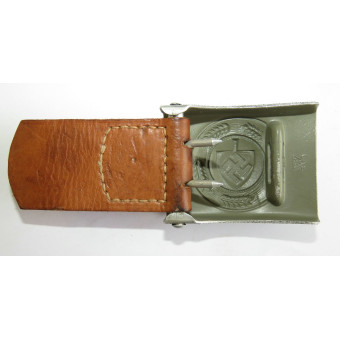Fibbia del Reichsarbeitsdienst in alluminio J.M.O.39 di Julius Maurer. Espenlaub militaria