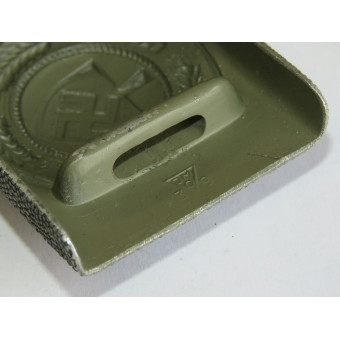 Fibbia del Reichsarbeitsdienst in alluminio J.M.O.39 di Julius Maurer. Espenlaub militaria