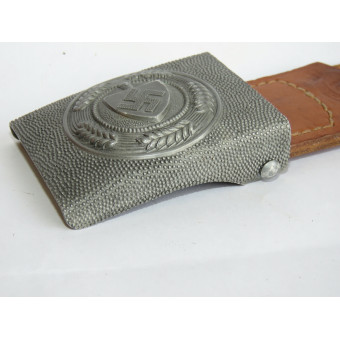 Fibbia del Reichsarbeitsdienst in alluminio J.M.O.39 di Julius Maurer. Espenlaub militaria