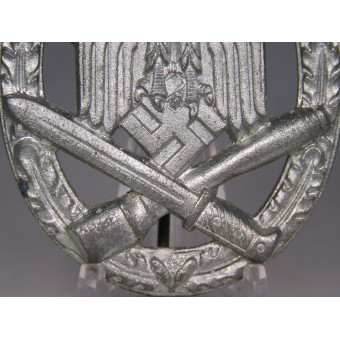 Allgemeines Sturmabzeichen Bierdermann Co und Crimped Hinge, mint.