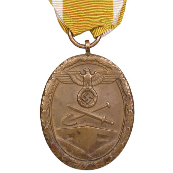 Medaglia di bronzo Westwall con nastro originale. Espenlaub militaria