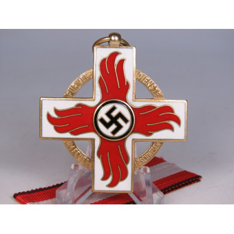 Decorazione al merito dei Vigili del Fuoco di 1a classe con custodia. Espenlaub militaria