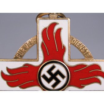 Decorazione al merito dei Vigili del Fuoco di 1a classe con custodia. Espenlaub militaria