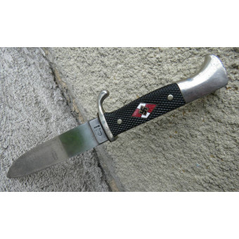 Fahrtenmesser della prima Hitlerjugend di Othello Solingen. Espenlaub militaria