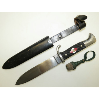 Fahrtenmesser della prima Hitlerjugend di Othello Solingen. Espenlaub militaria