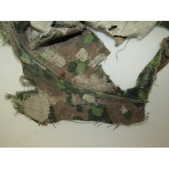 Frammento di pantaloni mimetici delle Waffen-SS Eichentarnmuster. Espenlaub militaria