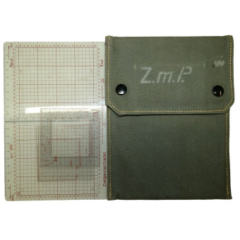 Zielgevierttafel tedesco con Planzeiger 1944. Espenlaub militaria