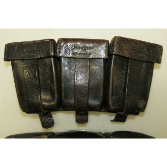 Passendes Paar Wehrmachts-Munitionstaschen mit der Markierung 0/10 32/0001. Espenlaub militaria