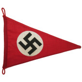Pennant rosso triangolare del Terzo Reich