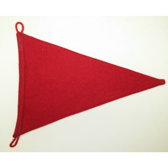 Pennant rosso triangolare del Terzo Reich. Espenlaub militaria