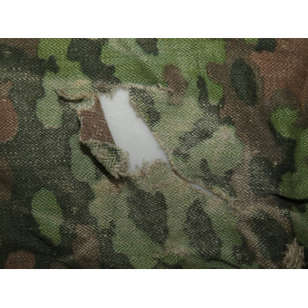 Frammento di tessuto mimetico Waffen-SS Eichenlaubtarn. Espenlaub militaria