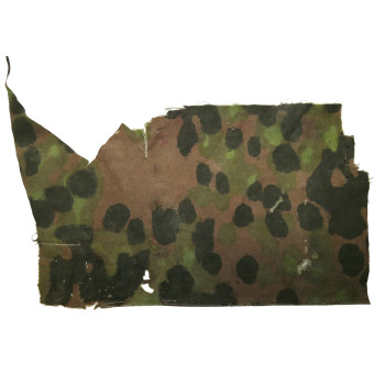Frammento di tessuto mimetico Waffen-SS Platanenmuster. Espenlaub militaria