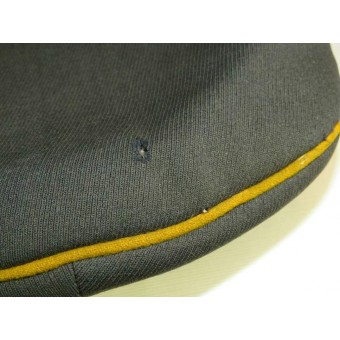 3er Reich Luftwaffe NCO sombrero amarillo entubada visera para las tropas de vuelo o paracaidistas. Espenlaub militaria