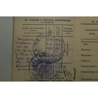 Set van RKKA ID documenten en onderscheidingen behoorde toe aan één persoon, Ests. Vernietigingsbataljon. Espenlaub militaria