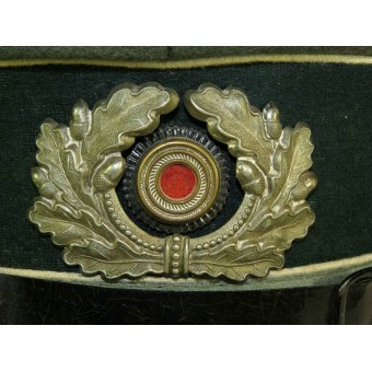 Tredje riket Wehrmacht Heeres Infantry, privat köpte visirhatt. Espenlaub militaria