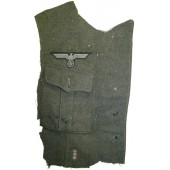 Wehrmacht Heeres M 40 tunic breast part with an eagle