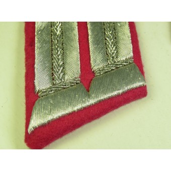 Wehrmacht Heeres veterinary officers collar tabs for parade or walkout uniform. Mint. Espenlaub militaria
