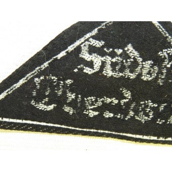 Сильно ношеный нарукавный треугольник BDM, область Südost Oberdonau. Espenlaub militaria