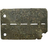 Dog tag - POW camp, Stalag 1 F.