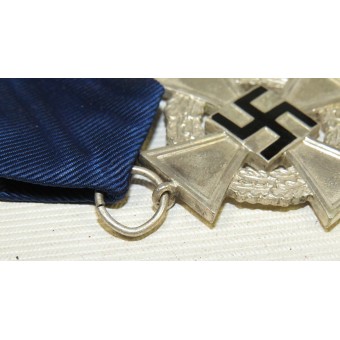 Cruz de servicio fiel durante 25 años al servicio Treuedienst Ehrenzeichen en Silber. 25 años de servicio. Espenlaub militaria
