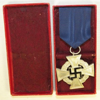 Treue Dienstkreuz für 25 Jahre Dienst-Treuedienst Ehrenzeichen in Silber. 25 Jahre Dienst. Espenlaub militaria