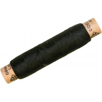 Tysk svart silkestråd från förkrigstiden i 50 meter byte. Espenlaub militaria