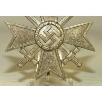 1 ° Croce tedesco Merito Guerra classe- KVK- Kriegsverdienst Kreuz 1 Klasse. 3 Contrassegnato W. Deumer. Espenlaub militaria