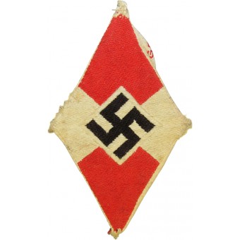 HJ tai BDM - Hitler Jugend tai Bund Deutsche Maedel -hihan timantti. Espenlaub militaria