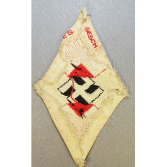 HJ of BDM - Hitler Jugend of Bund Deutsche Maedel Sleeve Diamond. Espenlaub militaria