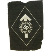HJ Proficiency Badge - Fuer leistungen in der H.J. Versione in tessuto su nero, classe nera