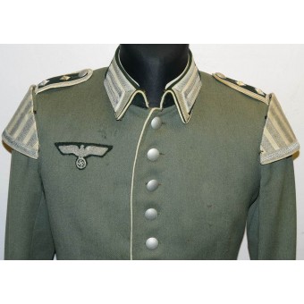 Infantería Waffenrock - túnica en rango Oberfeldwebel en músico unidad- Musikzug en Wehrmacht Heer - ejército alemán. Espenlaub militaria
