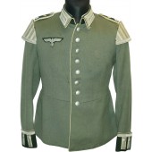 Infantry Waffenrock - tunic in rank Oberfeldwebel in Musician unit- Musikzug in Wehrmacht Heer - German Army