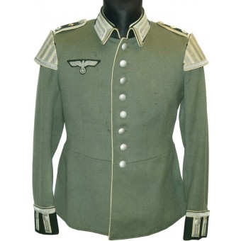 Infantería Waffenrock - túnica en rango Oberfeldwebel en músico unidad- Musikzug en Wehrmacht Heer - ejército alemán. Espenlaub militaria