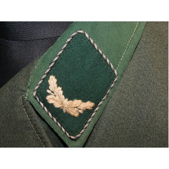 Luftwaffes administrativa tjänsteman Underofficerare privat inköpt lätt Fliegerbluse-tunika för Sonderfuehrer O. Espenlaub militaria