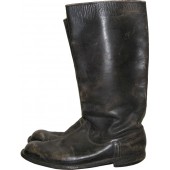 Red Army enlisted men, NCO or command crew pre-WW2 made leather long boots