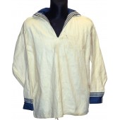 RKKF soviétique - chemise d'été blanc marine pour le personnel enrôlé.