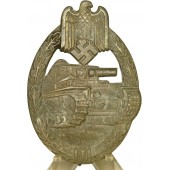 Tank Assault Badge by R. Souval / Panzerkampfabzeichen in Bronze silver class R.S marked