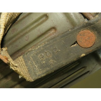 Waffen SS eller Wehrmacht Heer sent krigsnummer M 39 gasmaskbehållare. Espenlaub militaria