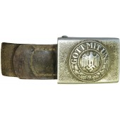 Wehrmacht Heer Gott Mit Uns aluminum buckle