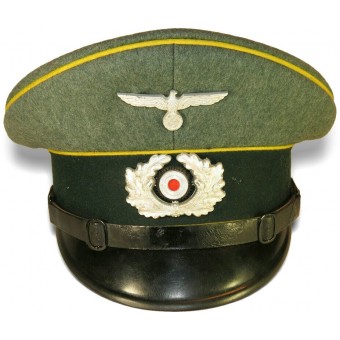 Wehrmacht Heer Signals Visor Hat voor NCO. Espenlaub militaria